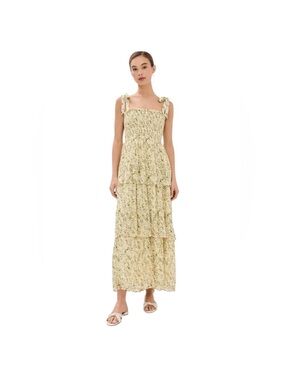 NWT Hill House Elise nap dress basketweave vine Maxi Dress